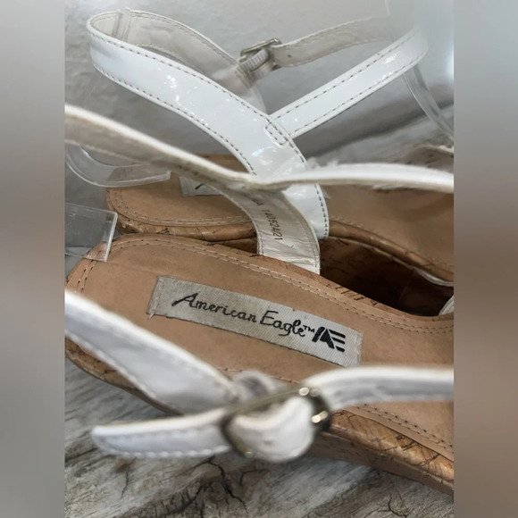American eagle cork summer wedged heels - Picture 3 of 12